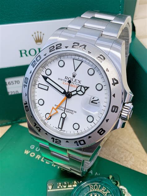 rolex explorer 2 42mm white|Rolex explorer 2 42mm dba.